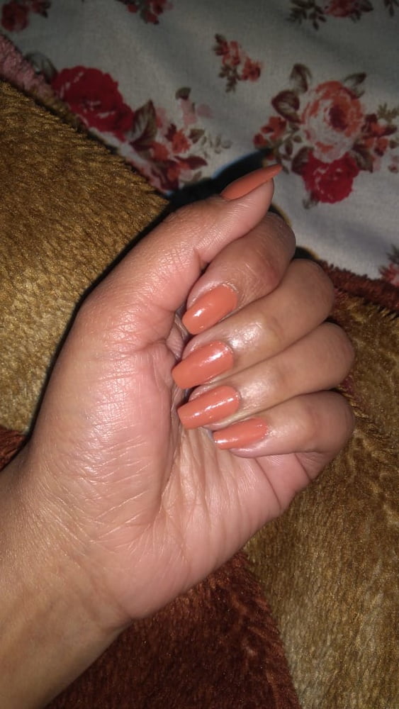 My wife's long nails
 #96180615