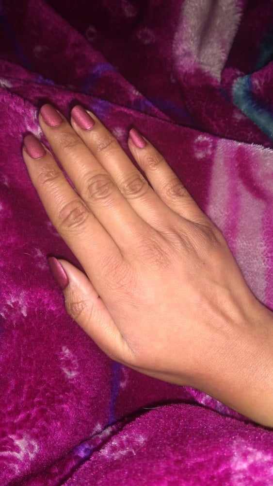 My wife's long nails
 #96180621
