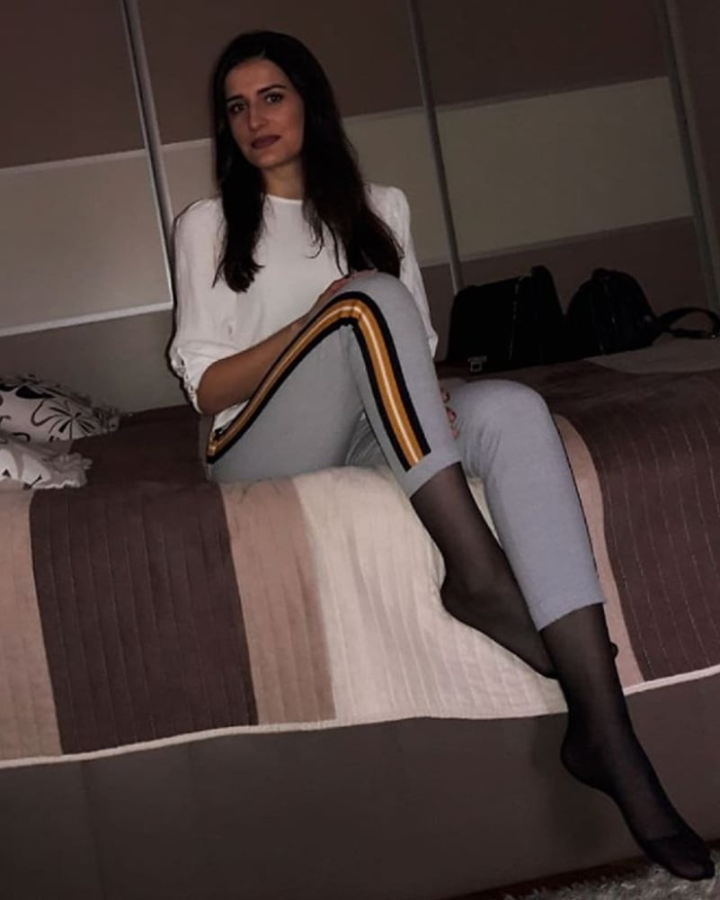 Bosnian girl Amira nylon feet #91723631