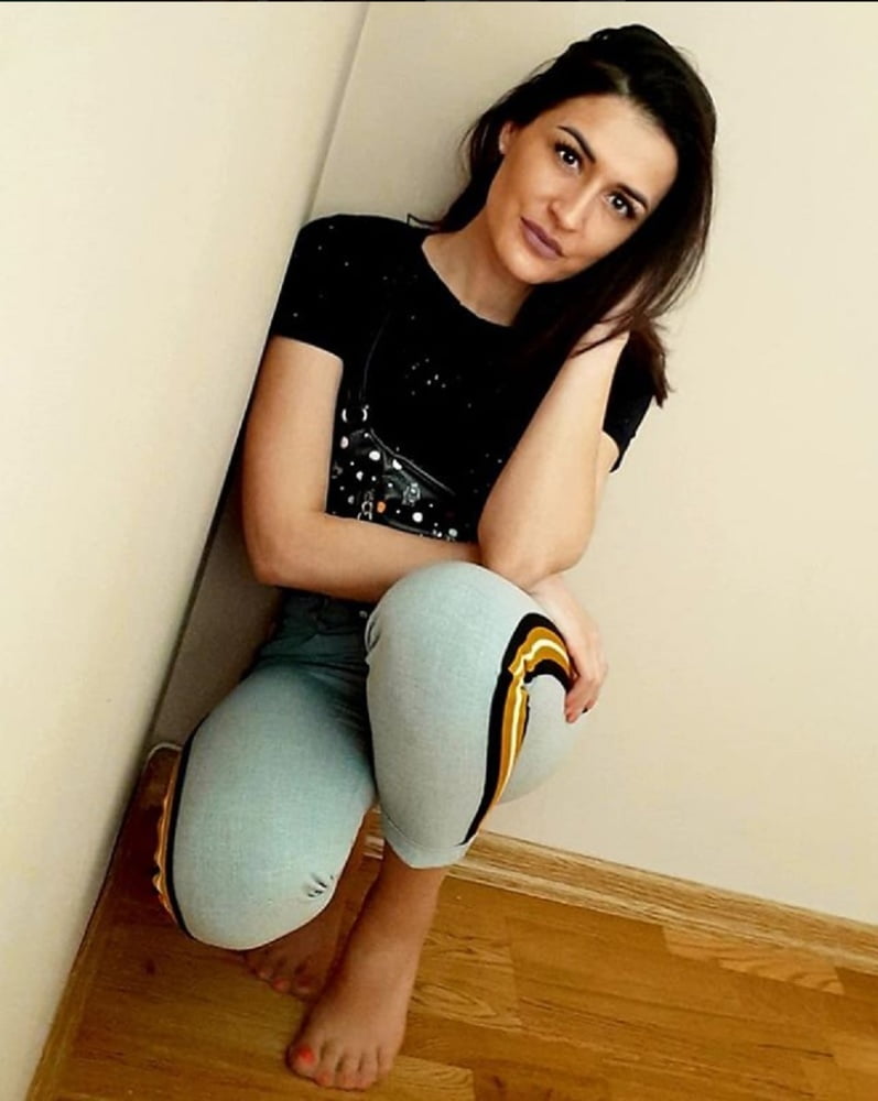 Bosnian girl Amira nylon feet #91723679
