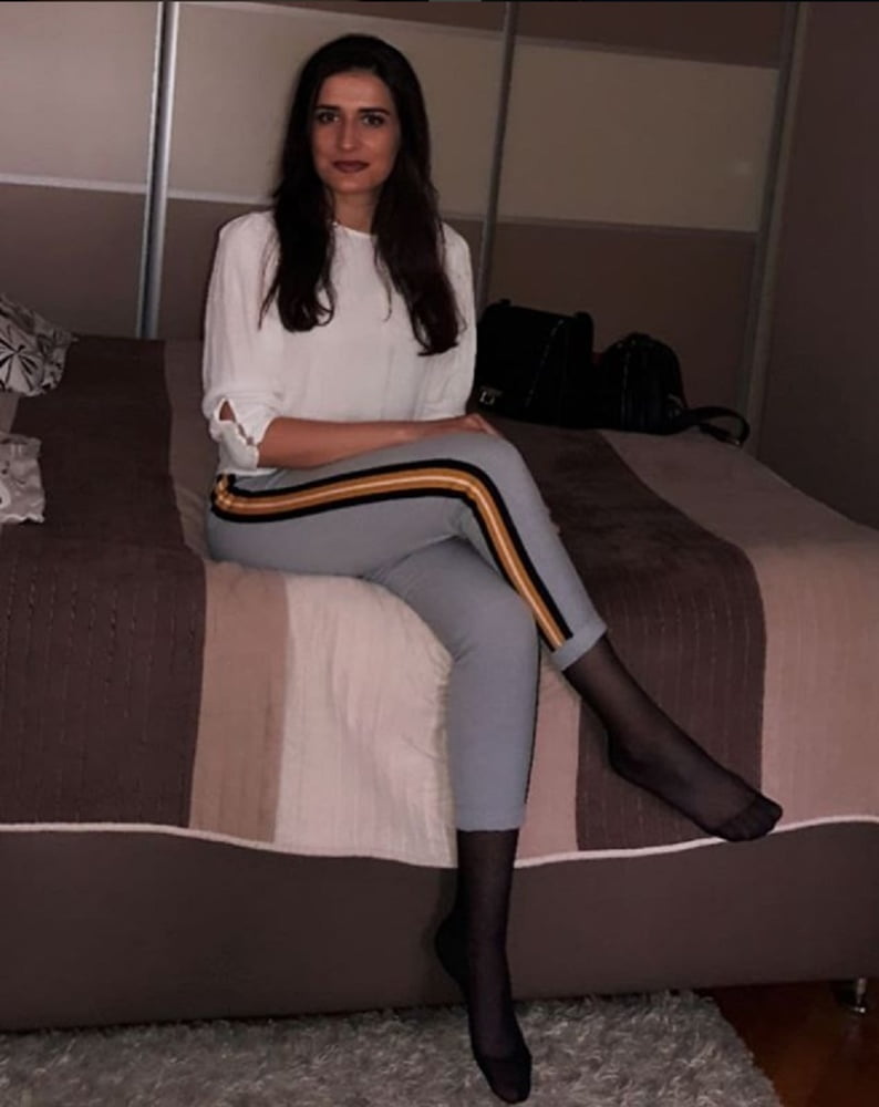 Bosnian girl Amira nylon feet #91723683
