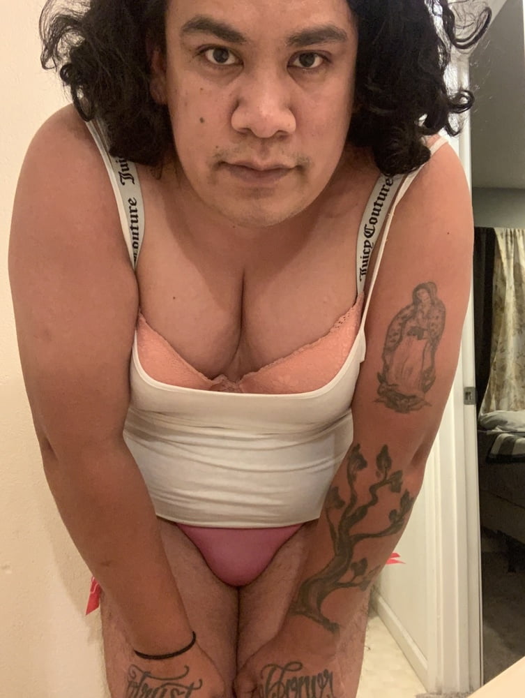 Panty wearing sissy faggot #106867003