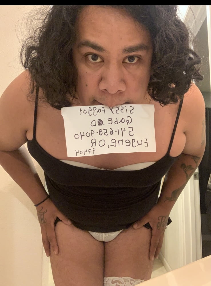 Panty wearing sissy faggot #106867004