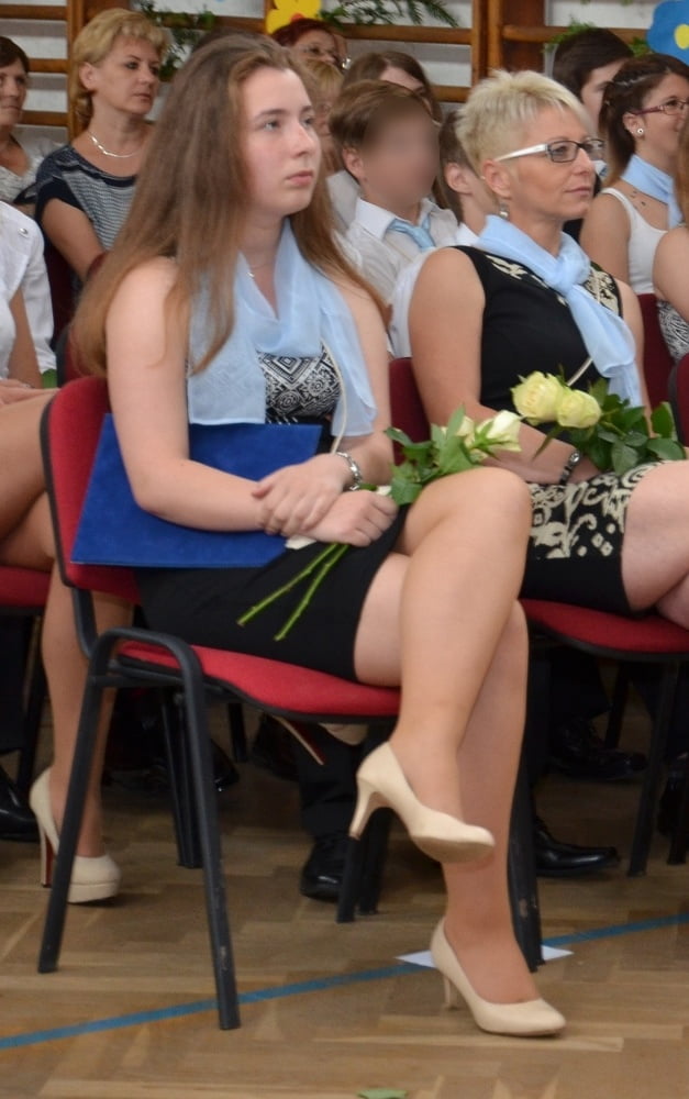 Graduation Day Pantyhosed Teachers #97708660