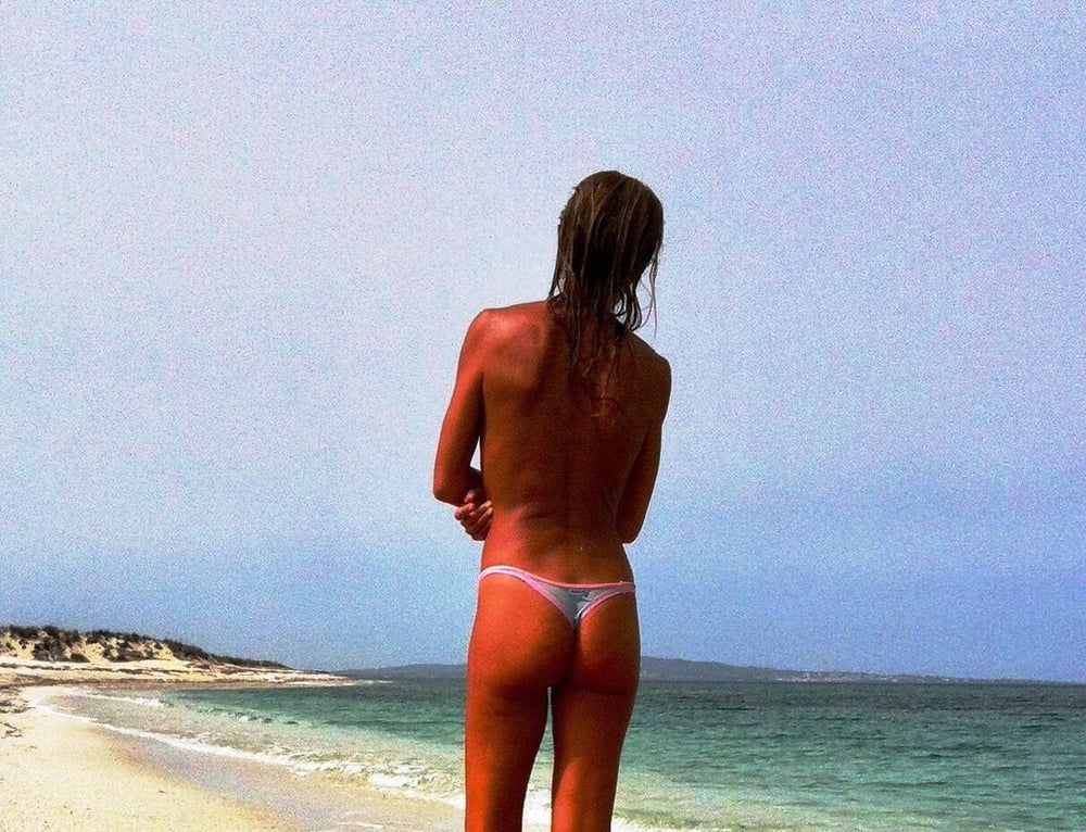 Topless on the beach single
 #104569810