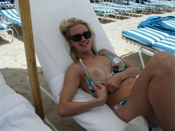 Topless on the beach single
 #104570306