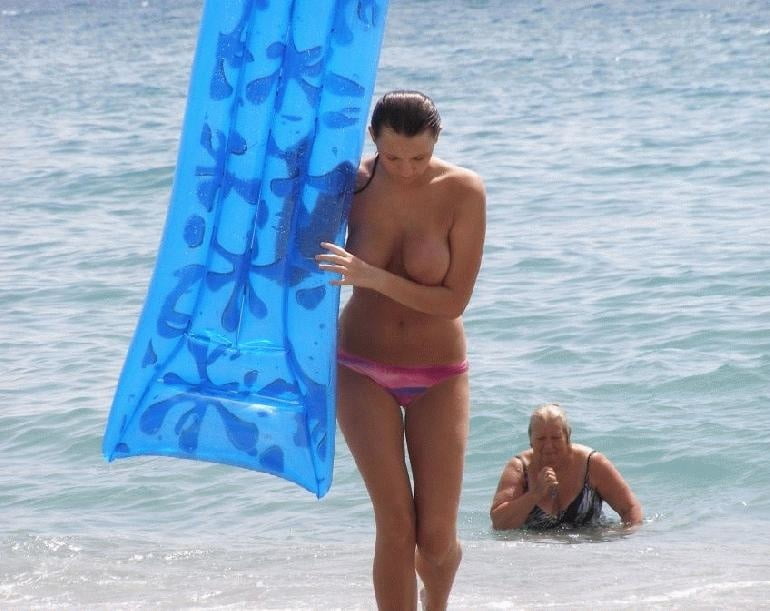 topless on the beach single #104570317