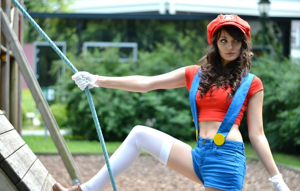 Mario cosplay flexible culo piernas traje lesbiana milf squirt
 #91883357
