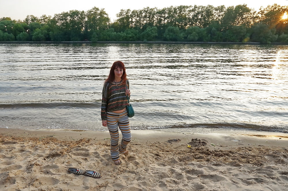 In AKIRA pants near Moscow-river in evening #107245023