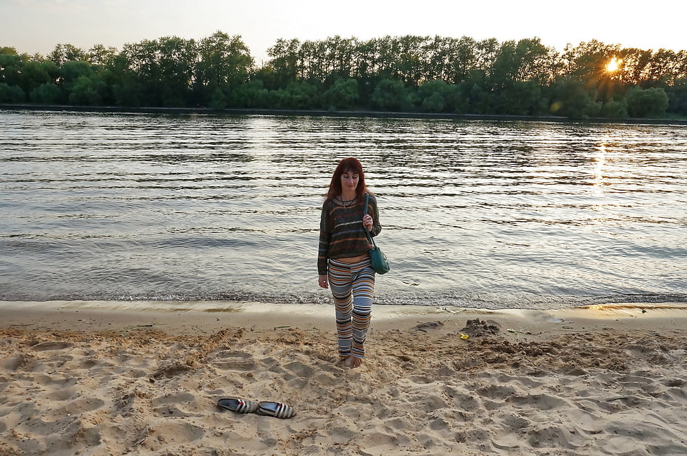 In AKIRA pants near Moscow-river in evening #107245027