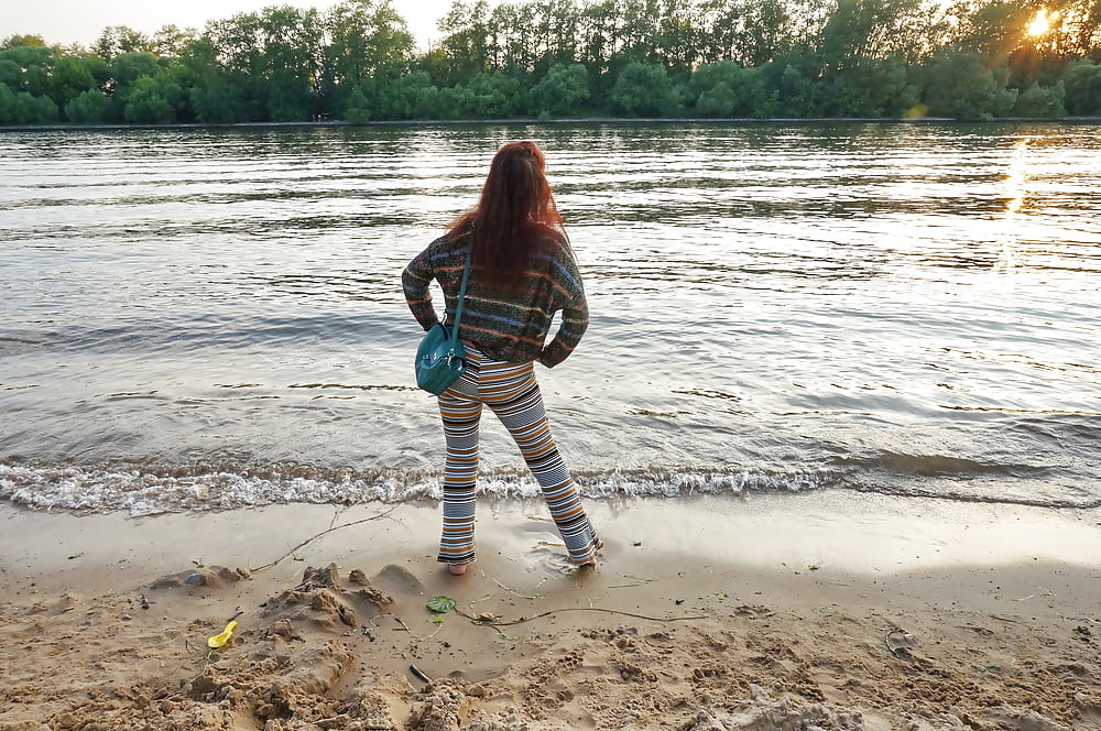 In AKIRA pants near Moscow-river in evening #107245041