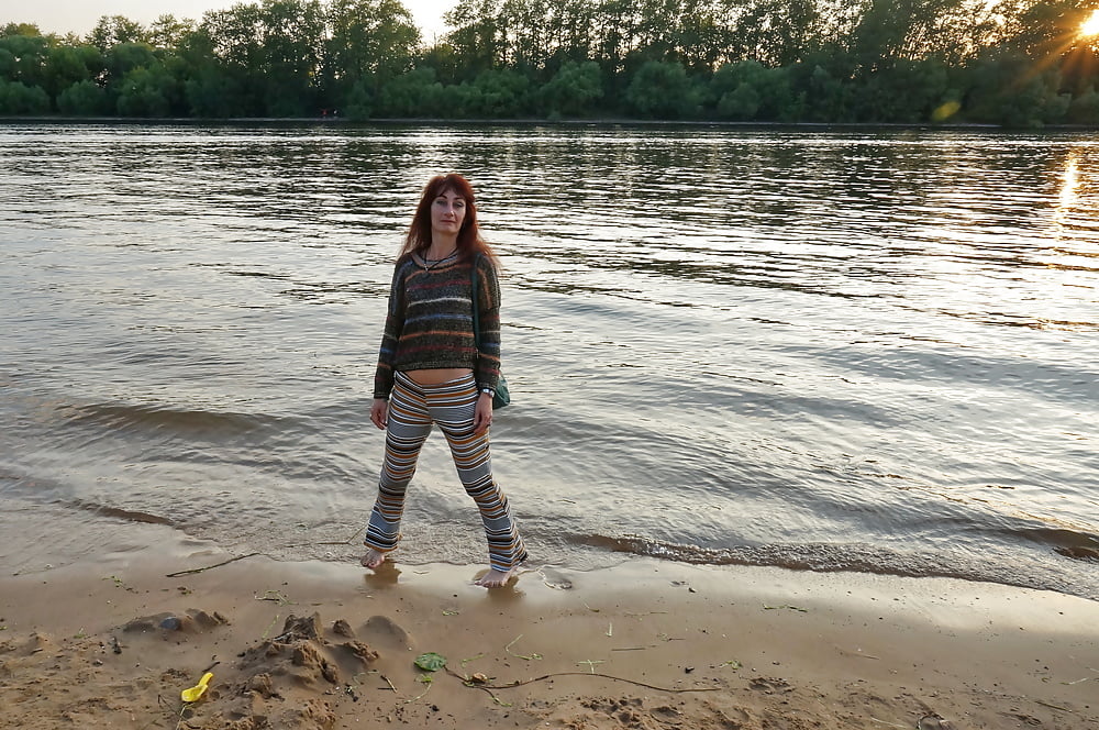 In AKIRA pants near Moscow-river in evening #107245053