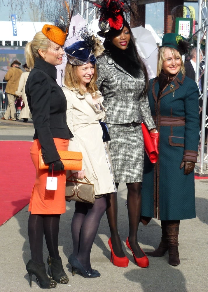 Street Pantyhose - UK Trash at the Races #96140773