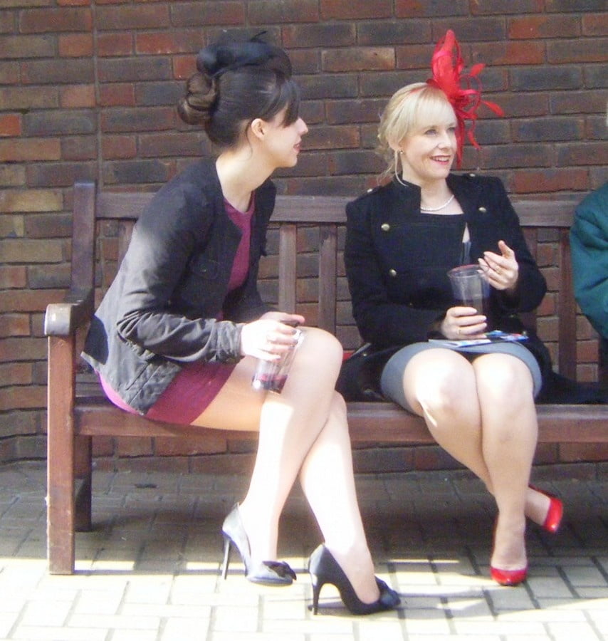 Street Pantyhose - UK Trash at the Races #96140821