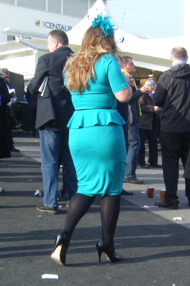 Street Pantyhose - UK Trash at the Races #96140841