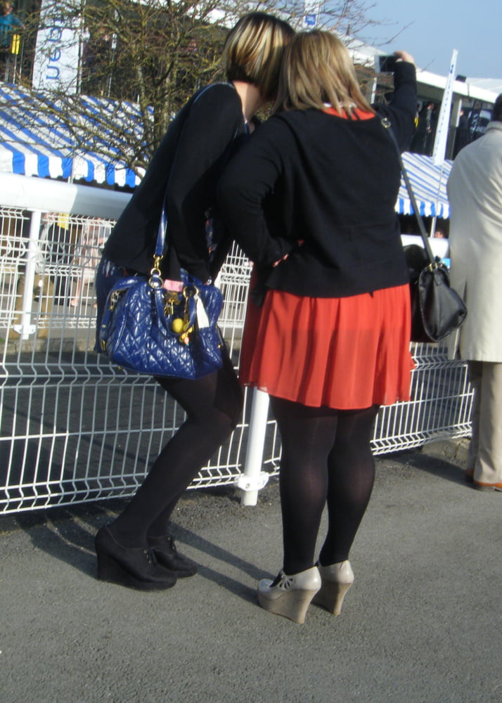 Street Pantyhose - UK Trash at the Races #96140861