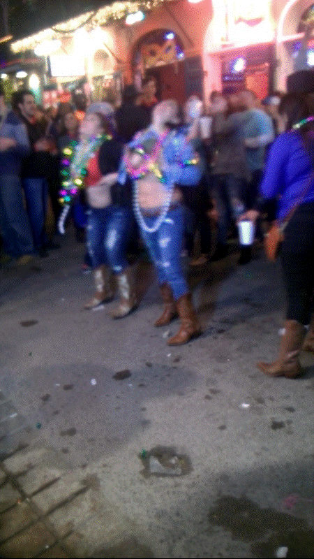 Flashing Girls at Mardi Gras 2015 (Original Content) #97308743