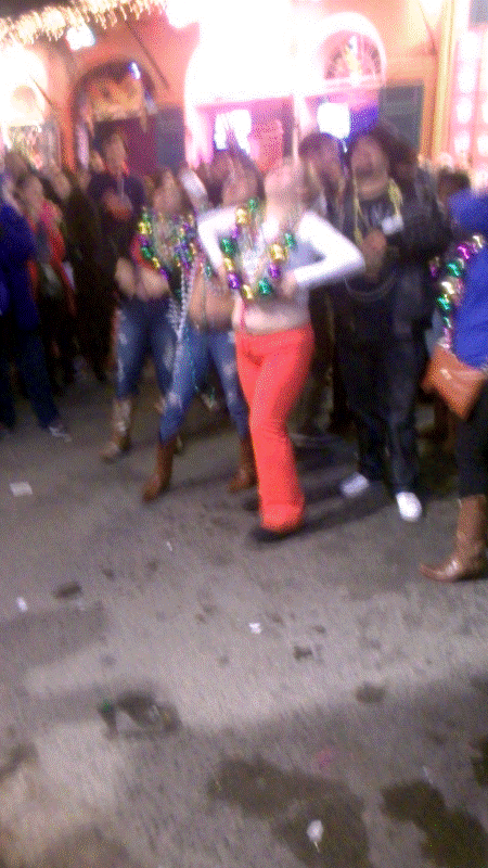 Flashing Girls at Mardi Gras 2015 (Original Content) #97308749