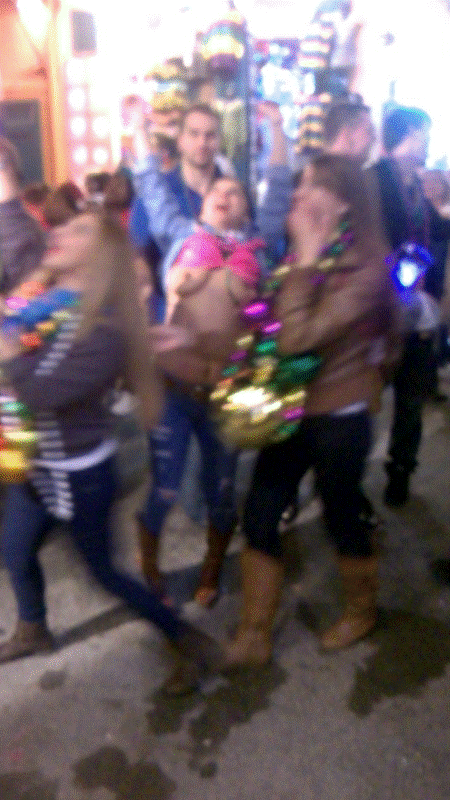 Flashing Girls at Mardi Gras 2015 (Original Content) #97308755