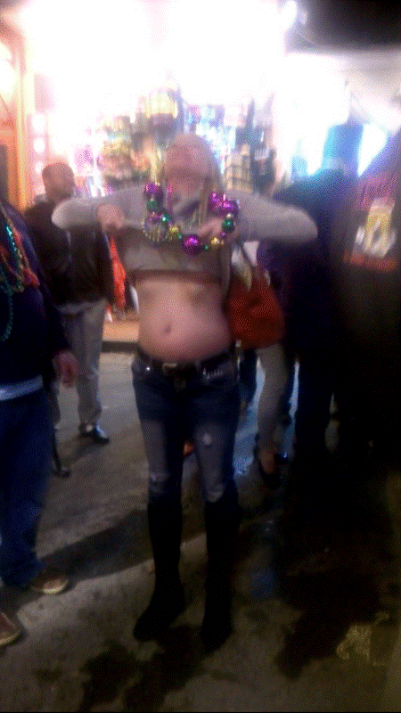Flashing Girls at Mardi Gras 2015 (Original Content) #97308758