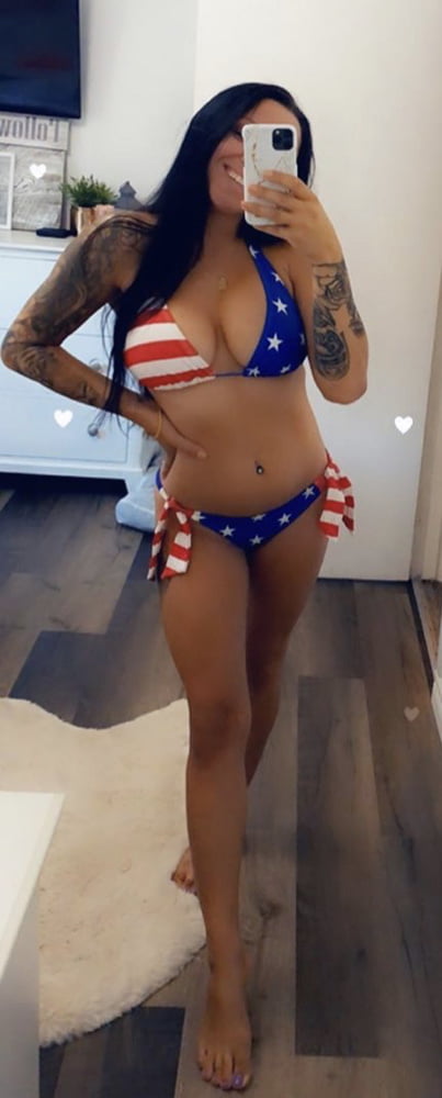 MERICA FLAG flexible bikini tits patriotic ass legs heels #87419709