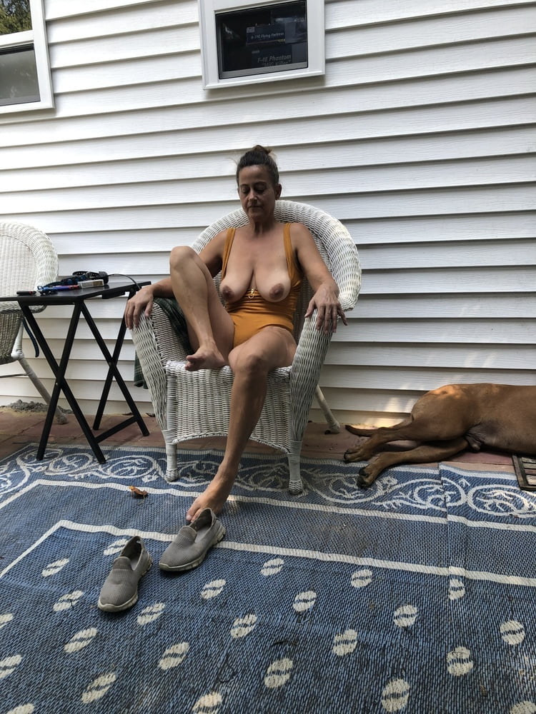 Ex-Girlfriend Leslie posing in bikini hairy pussy cameltoe #97572173