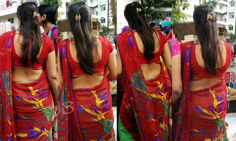 Real desi bhabhi hot saree voyeur photo dans la zone du marché
 #95515529