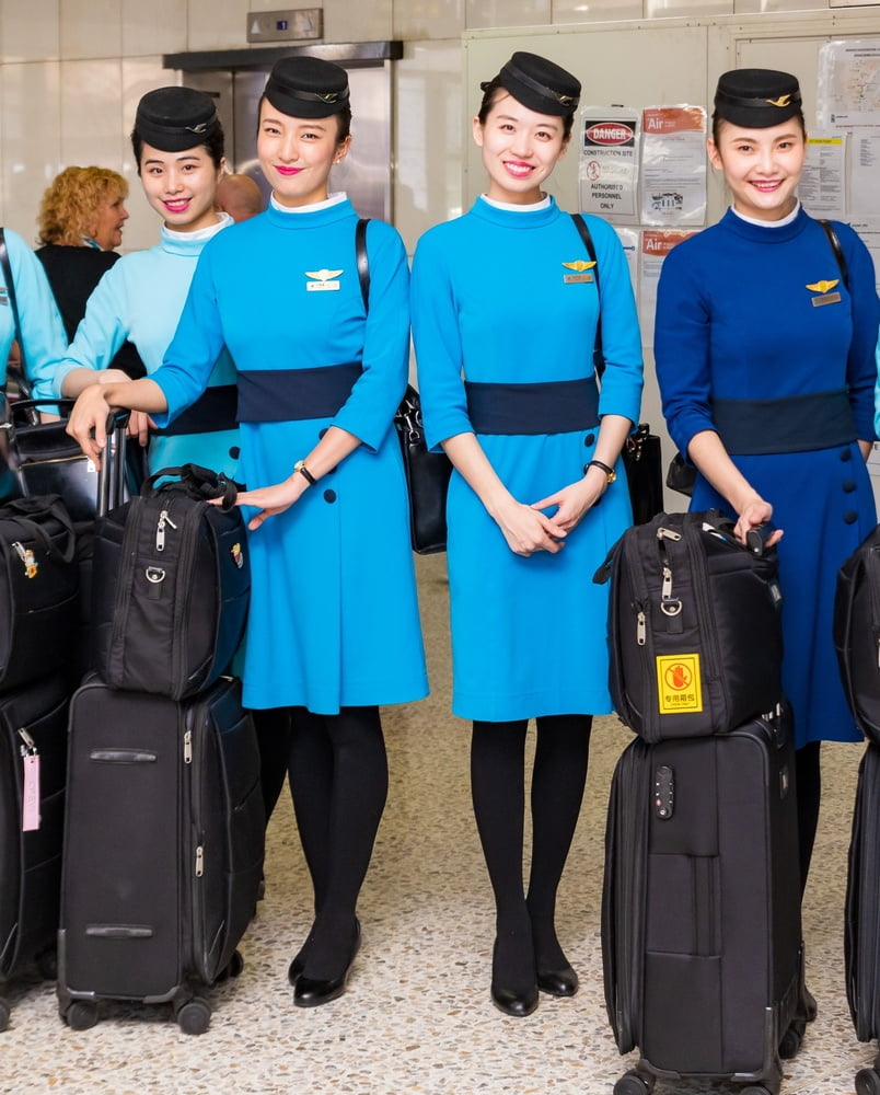 Asiatische Flugbegleiterinnen in Strumpfhosen Teil 1
 #95278130