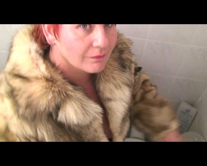 Secretly filmed in a fur coat #81556066