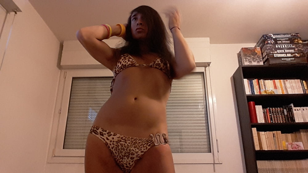 Tygra babe in leopard bikini on summer of 2019. #106879539