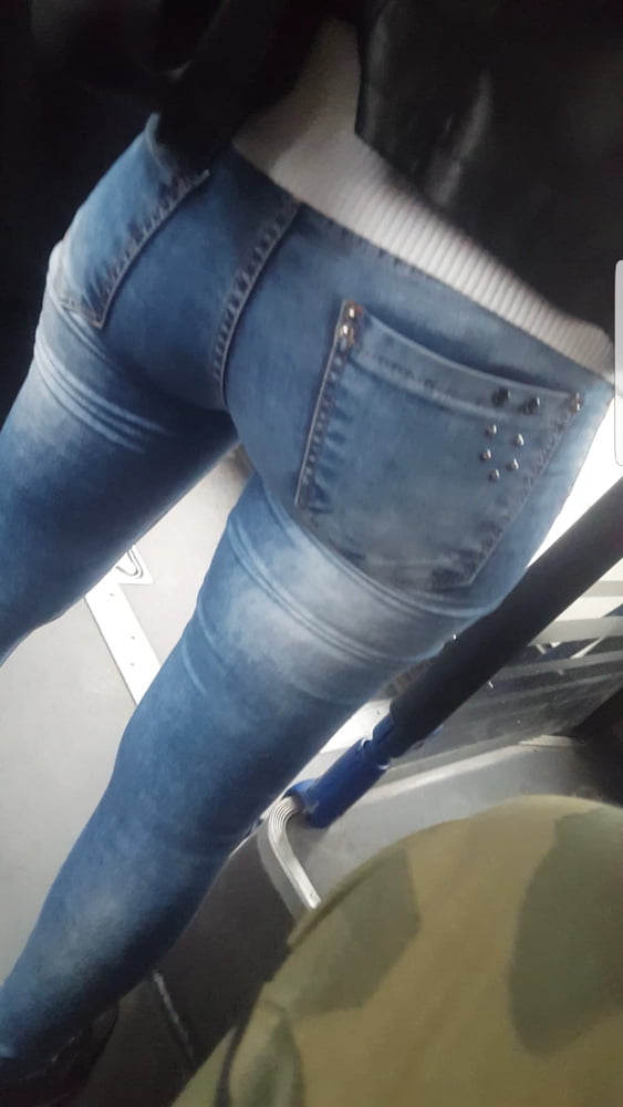 Serbian milf mom beautiful jeans ass in bus #106176909