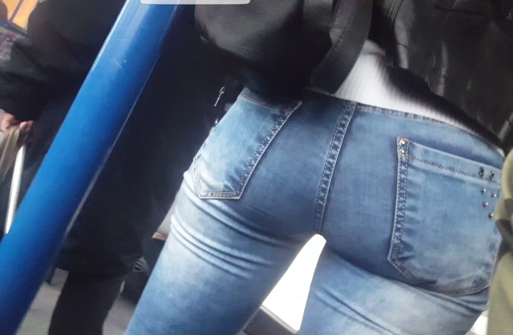 Serbian milf mom beautiful jeans ass in bus #106176913