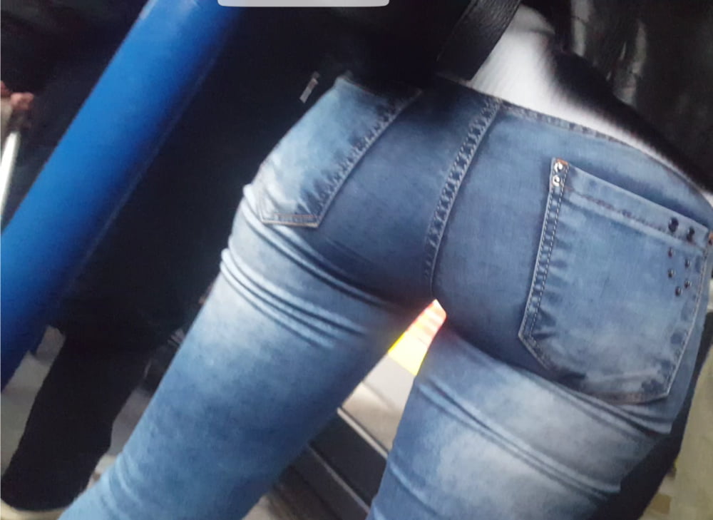Serbian milf mom beautiful jeans ass in bus #106176918