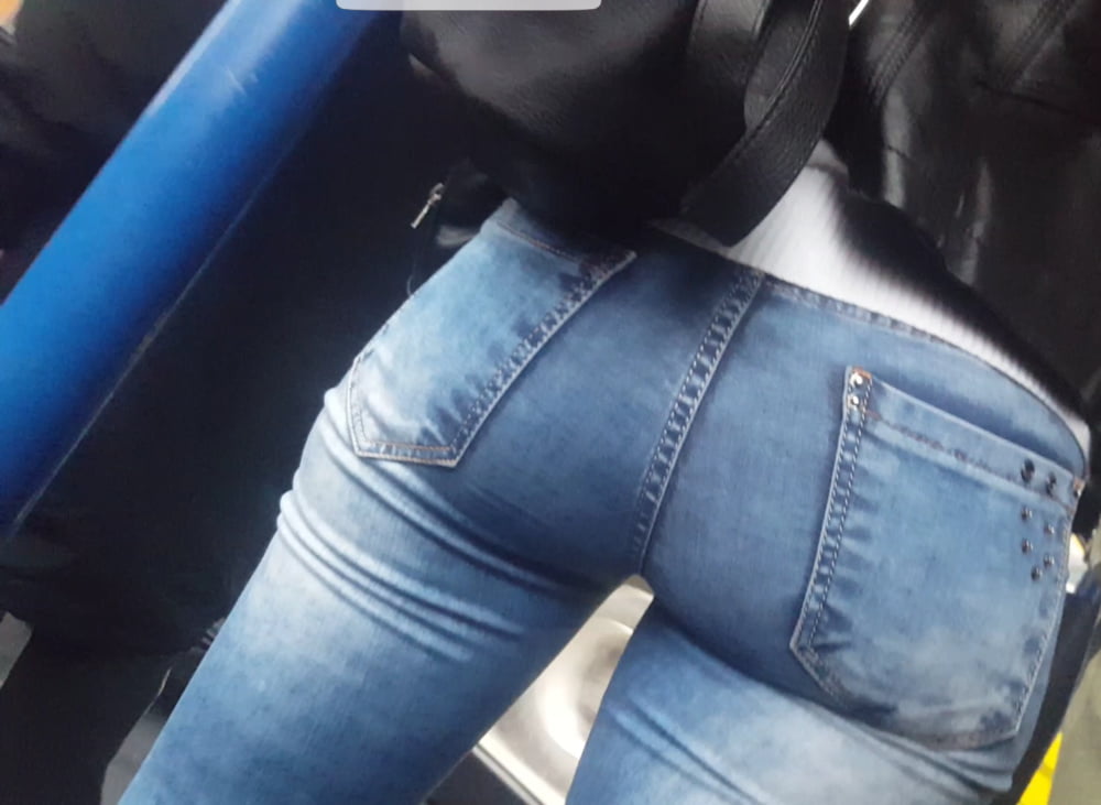 Serbian milf mom beautiful jeans ass in bus #106176923