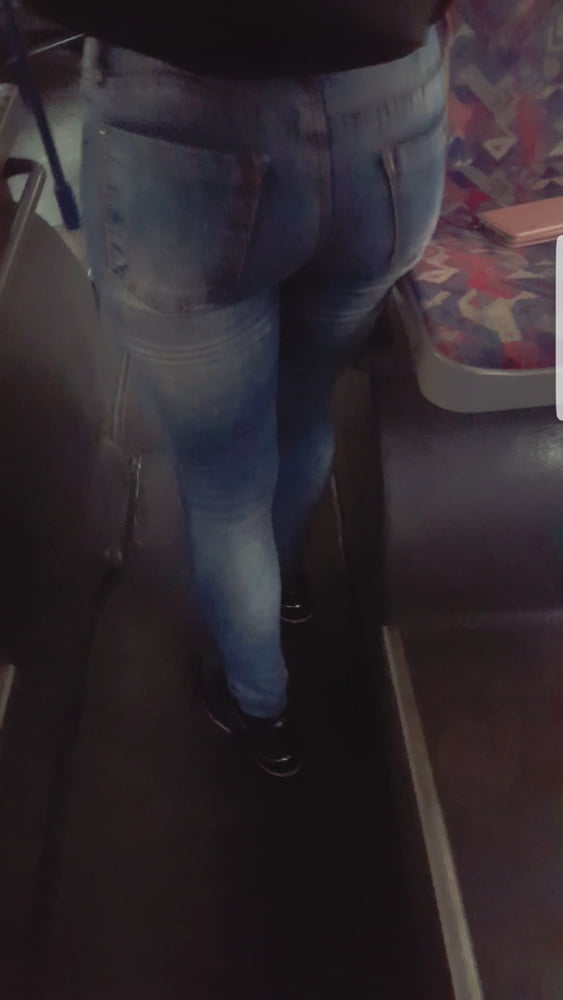 Serbian milf mom beautiful jeans ass in bus #106176928