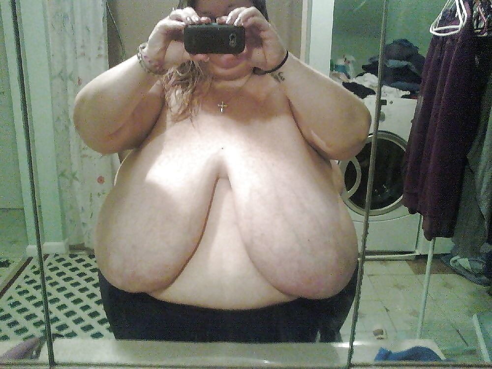 Bbw mix 917 (Saggy tits selfies) #100384365