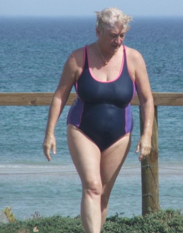 Mature Women in One Piece Swimsuits (set 2) #90914070