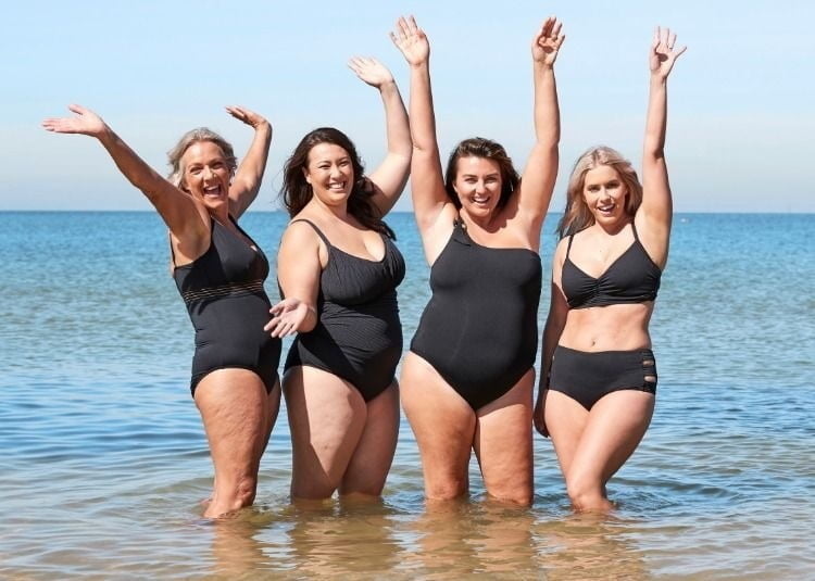 Mature Women in One Piece Swimsuits (set 2) #90914087