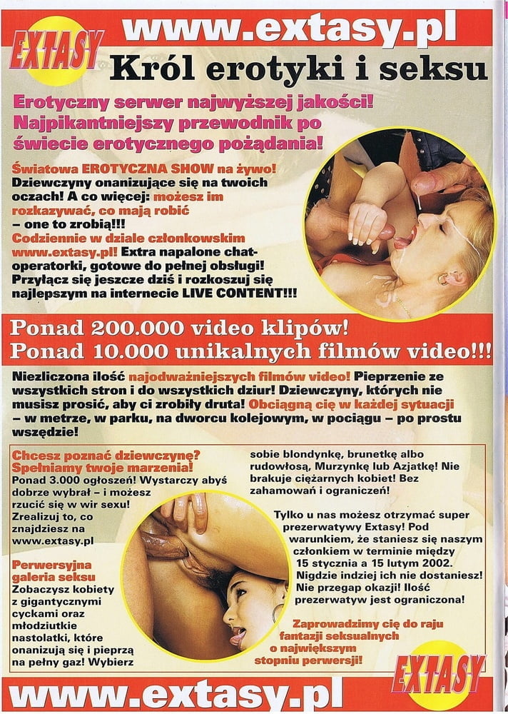 Polnisches Vintage-Porno-Magazin extasy 2-2002
 #99876598