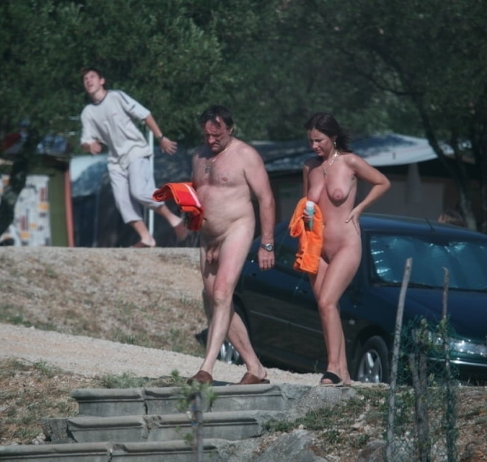Nudist Couple in Fkk Resort Croatia #105464795