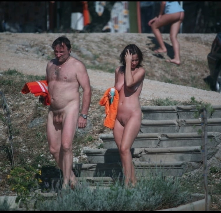 Nudist Couple in Fkk Resort Croatia #105464807