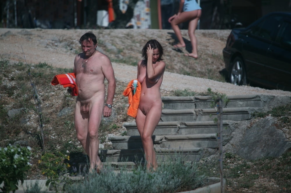 Nudist Couple in Fkk Resort Croatia #105464816