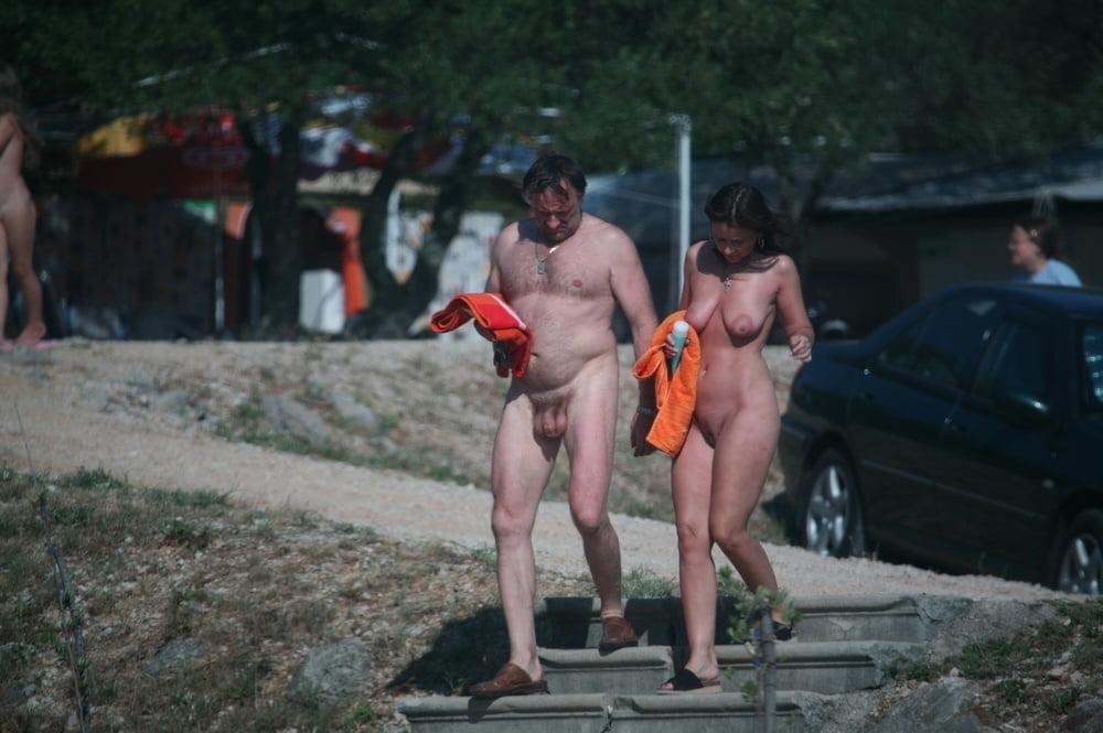 Nudist Couple in Fkk Resort Croatia #105464822