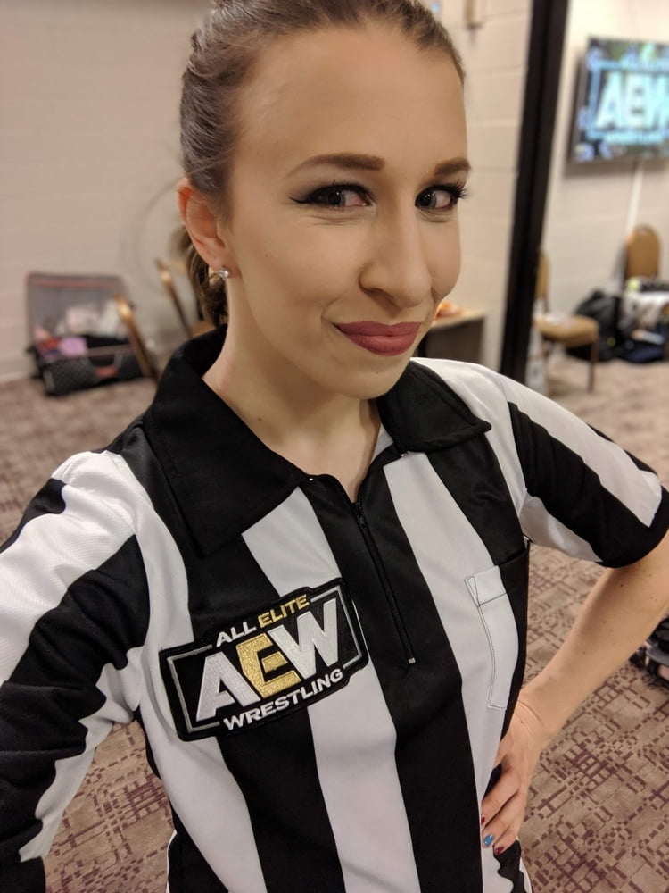 Aew Referee Aubrey Edwards Takes On New Role | Hot Sex Picture