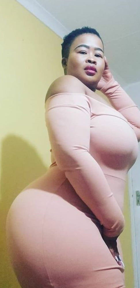 Huge booty wide hip butter face bbw african pear Azah #97737127