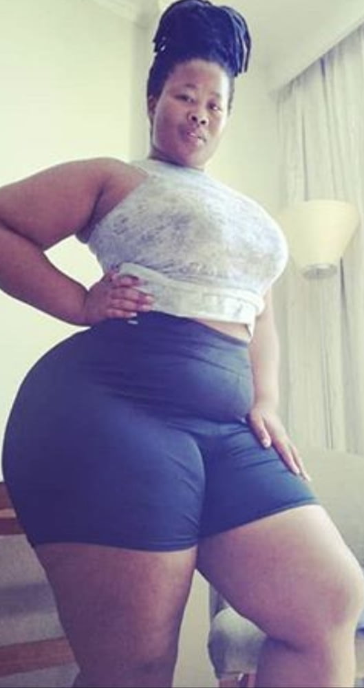 Huge booty wide hip butter face bbw african pear Azah #97737353