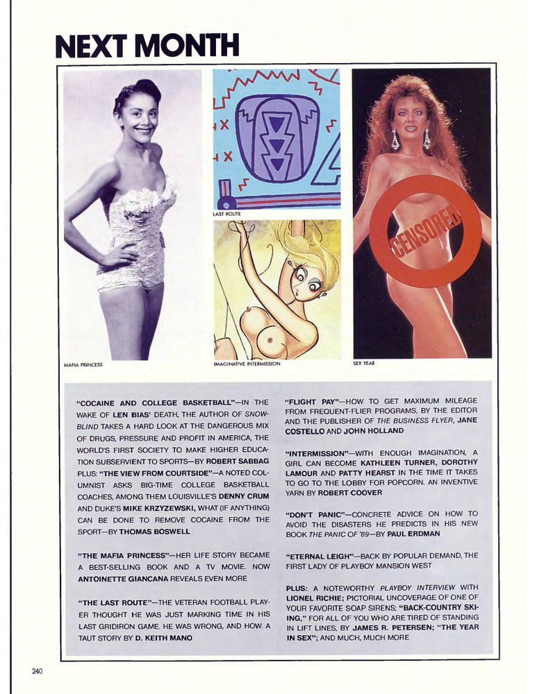 Playboy magazine (janvier 1987) - photos de nus uniquement
 #96934264