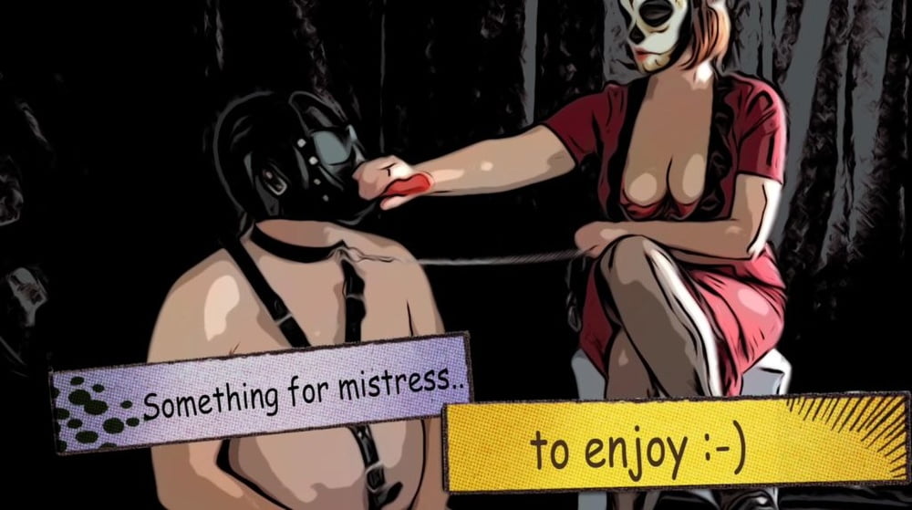 Flr comic - mistress uses femdom sissy slave as a dildo
 #100815690