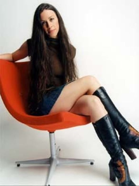 Female Celebrity Boots &amp; Leather - Alanis Morissette #88646098
