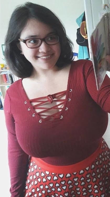Nerdy glasses wearing females with big tits#2 #97275030
